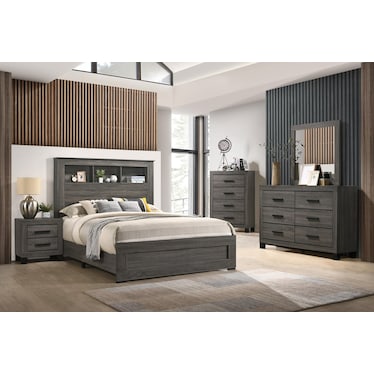 Python 5 Piece Queen Bedroom Set