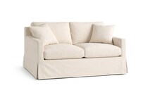  white loveseat   
