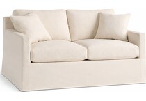  white loveseat   