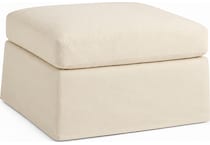  white ottoman   
