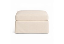 white ottoman   