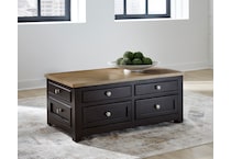  brown occasional tables all   