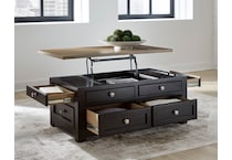  brown occasional tables all   