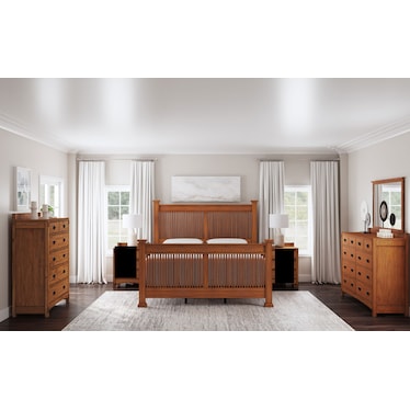 Mission Hill 4 Piece Queen Bed Set