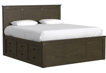  gray master bedroom   