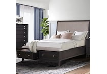  black master bedroom   