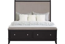  black master bedroom   