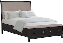  black master bedroom   