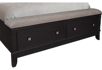  black master bedroom   