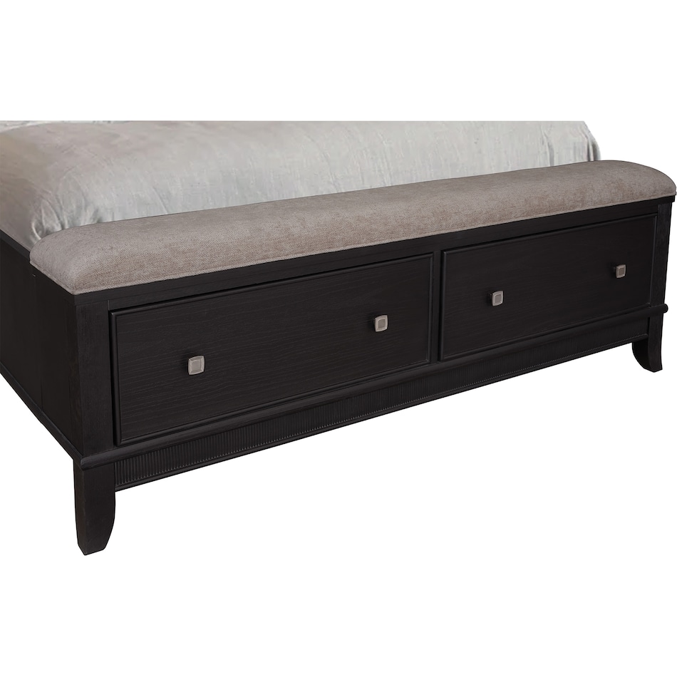  black master bedroom   