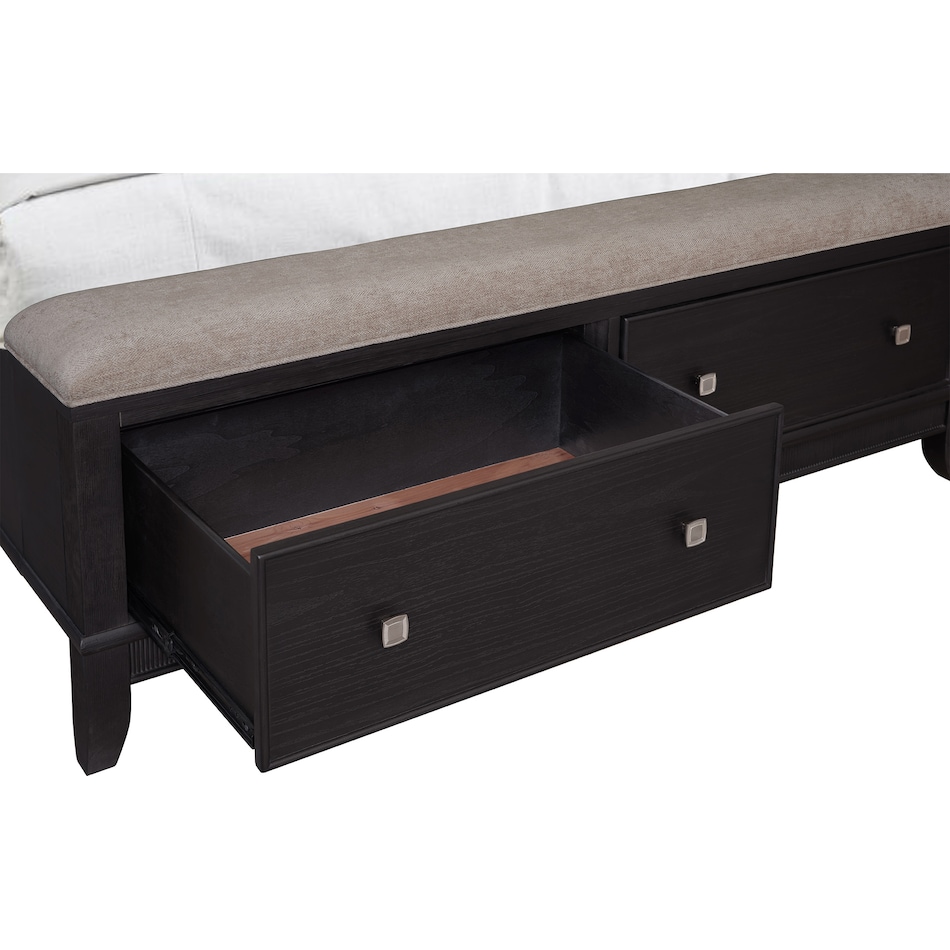  black master bedroom   