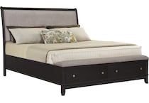  black master bedroom   