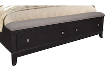  black master bedroom   