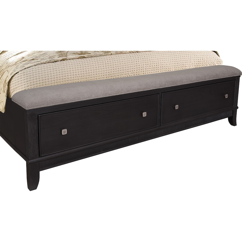  black master bedroom   