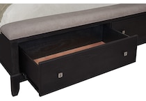  black master bedroom   