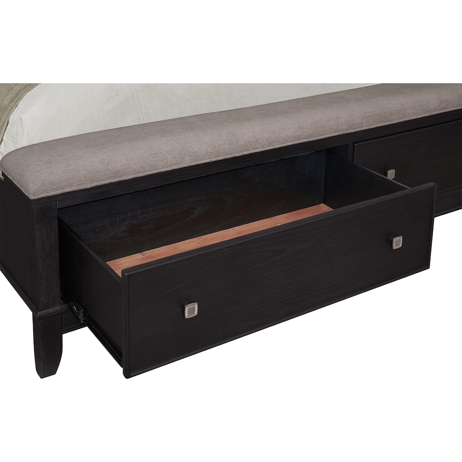  black master bedroom   