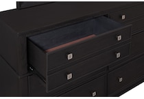  black master bedroom   