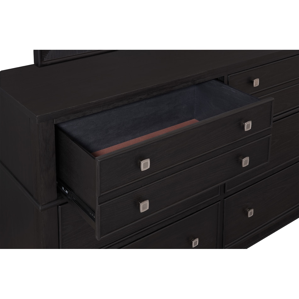  black master bedroom   