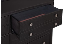  black master bedroom   