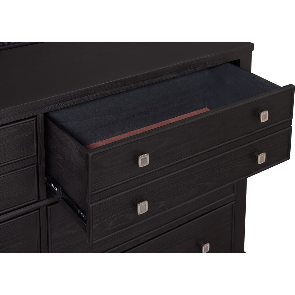  black master bedroom   