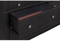  black master bedroom   