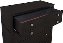  black master bedroom   