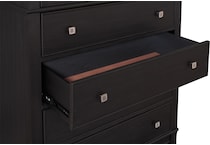  black master bedroom   