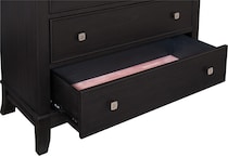  black master bedroom   