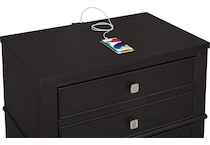  black master bedroom   