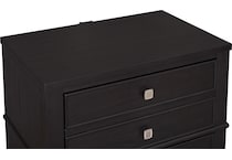  black master bedroom   