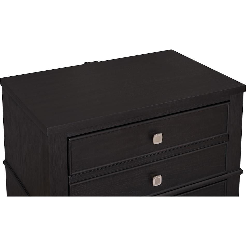  black master bedroom   