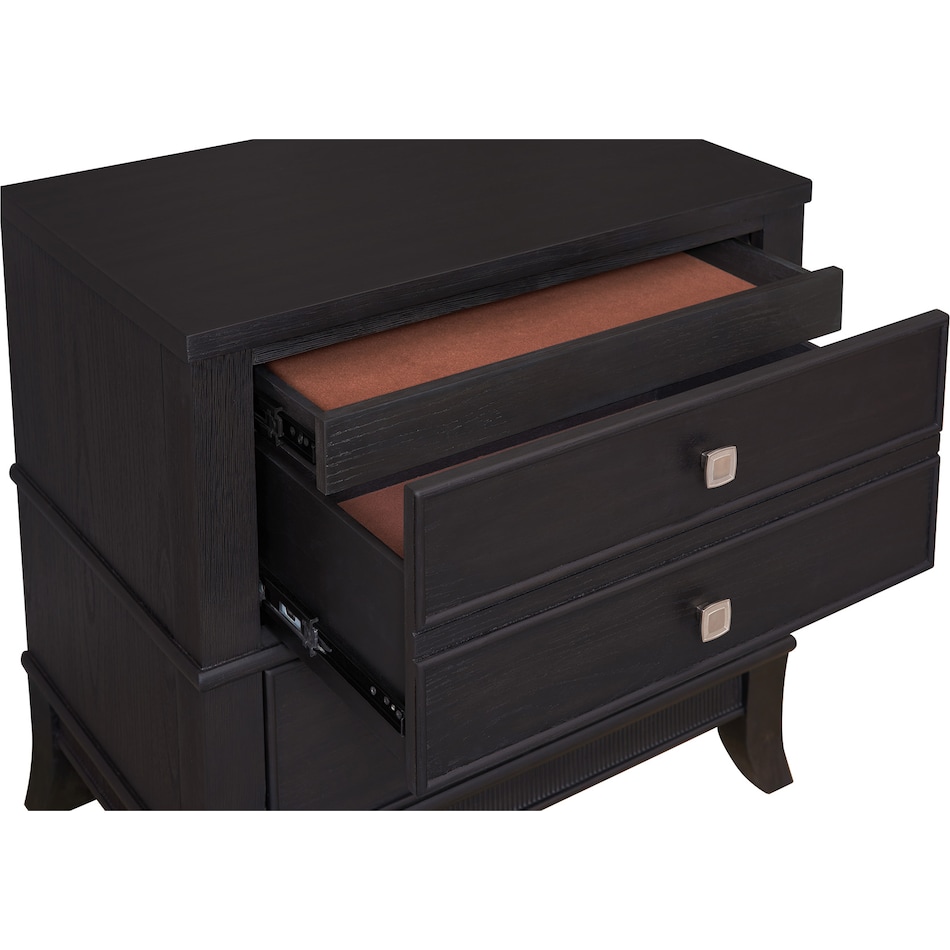  black master bedroom   