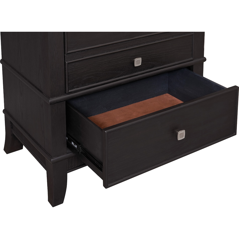  black master bedroom   