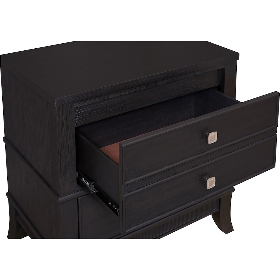  black master bedroom   