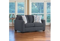 gray loveseat