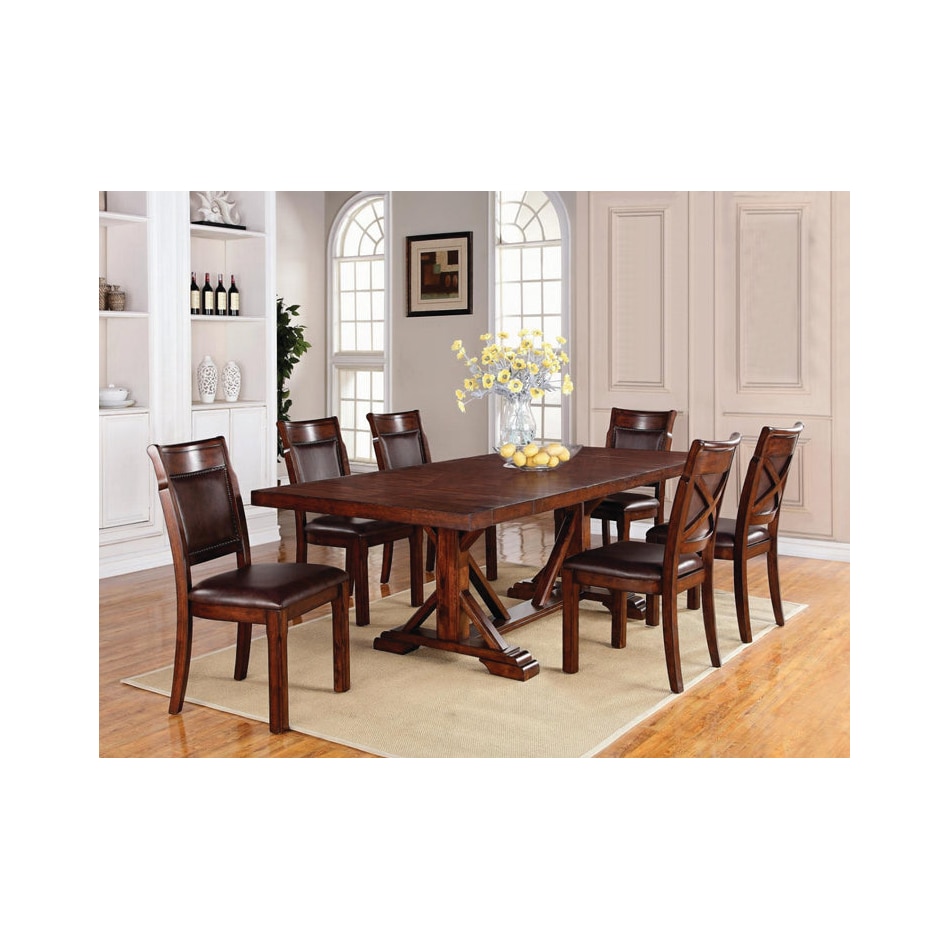  brown dining room   