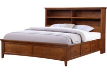 Spencer 2 Full Bookcase Storage Bed