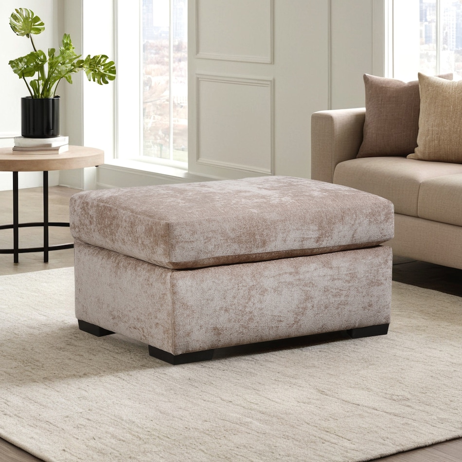  brown ottoman   