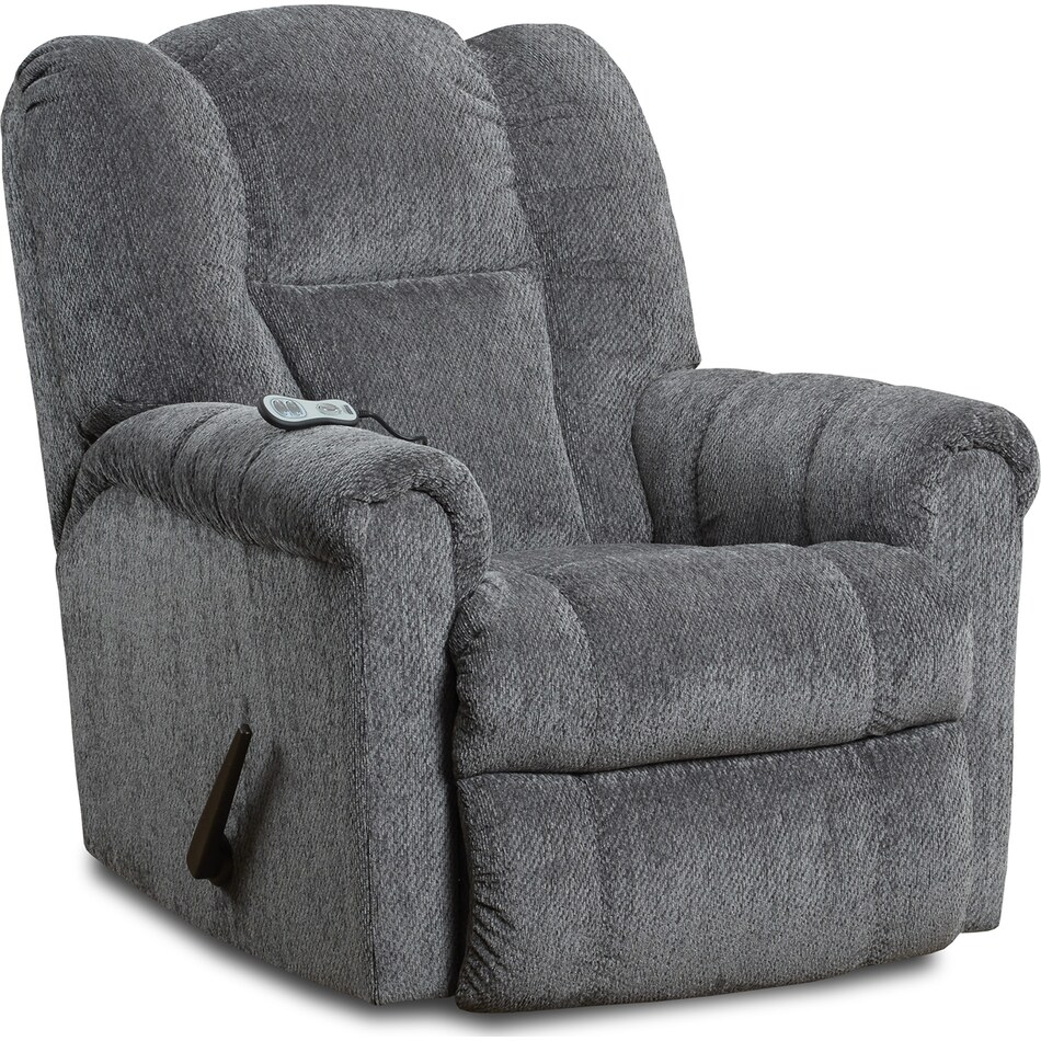  blue recliner   