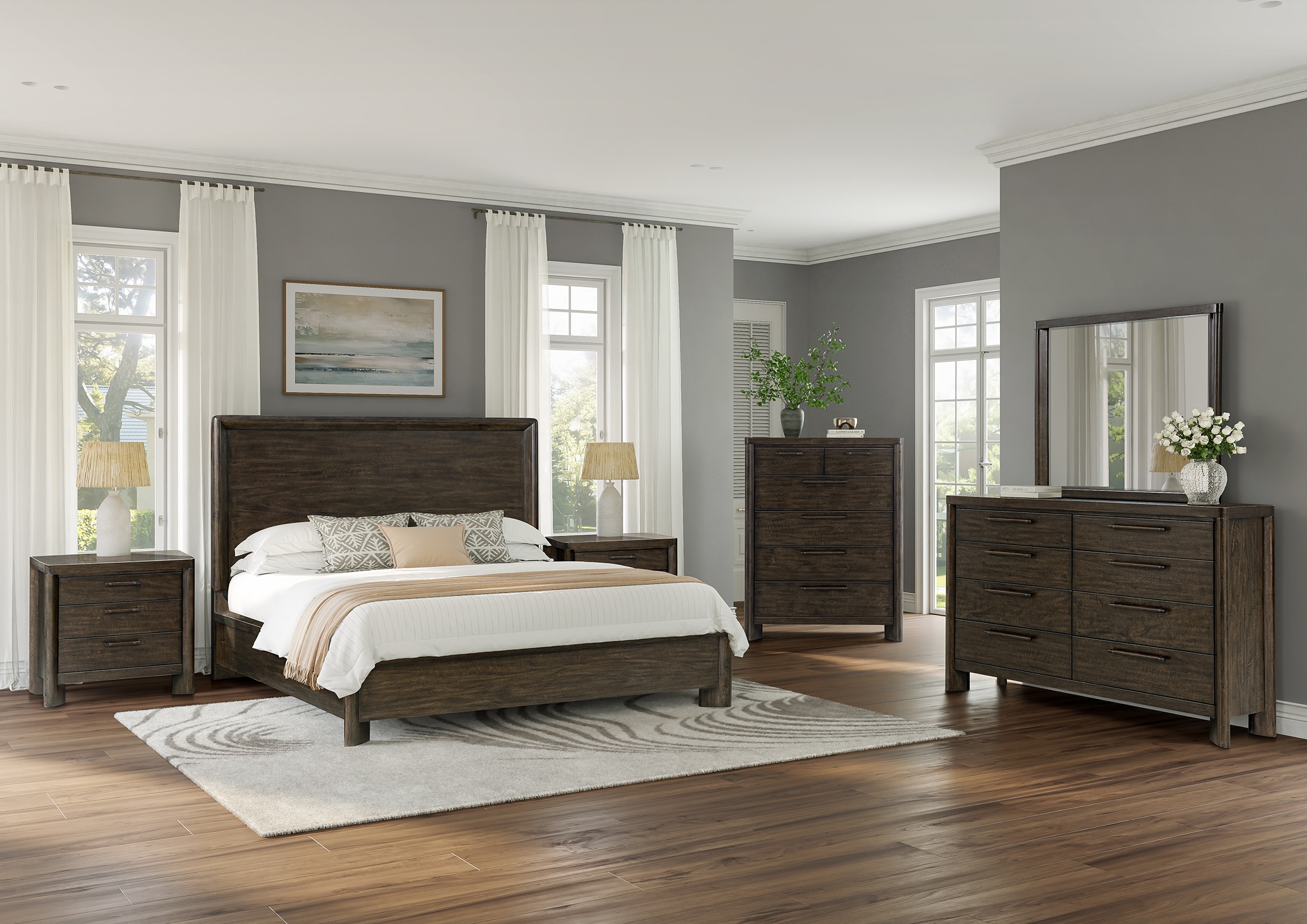 Roanie 5 Piece King Bedroom