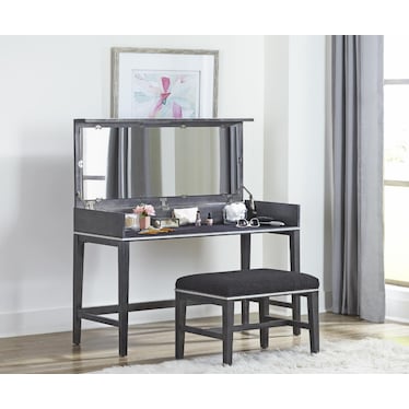 Memphis Vanity/Stool Set