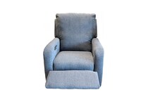  blue recliner   