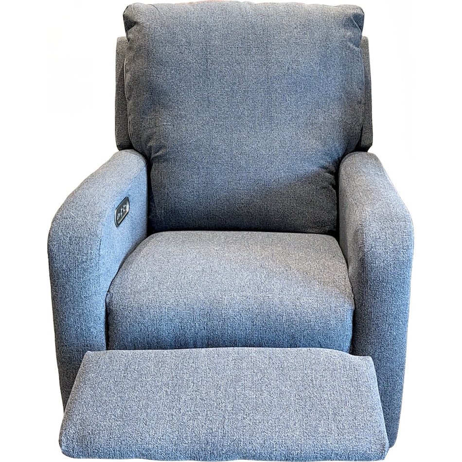  blue recliner   