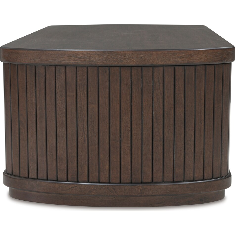  brown occasional tables all   
