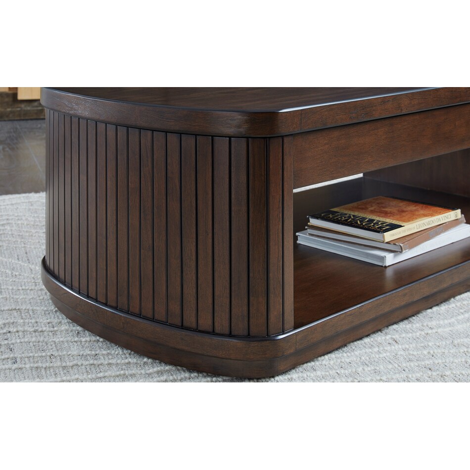  brown occasional tables all   