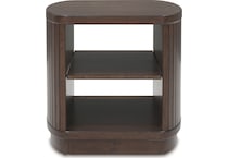  brown occasional tables all   