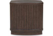  brown occasional tables all   