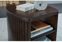  brown occasional tables all   