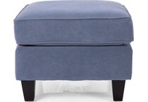  blue ottoman   