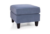  blue ottoman   
